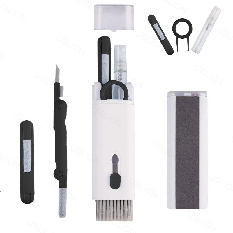 Conjunto de Ferramentas de Limpeza, Escova, Caneta Limpeza, Câmera Digital, Fone De Ouvido, Celular, Laptop, Teclado, Airpods Pro, 20 in, 1 in, 7 in